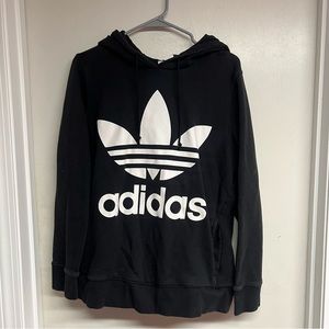 Large Adidas black hoodie